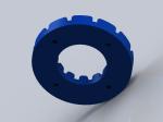 Water-Lubricated Hydrodynamic Bearing Elastoplastic Polymer Alloy Split Plain