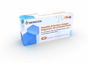 China Home Use Fingertip Specimens 20min Hepatitis Rapid Test Kit factory