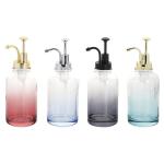 Bubble Effect Glass Bath Accessories Set For Hotel Home In Vintage Style