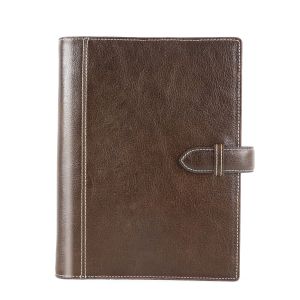 Size 9.6 X 6.8 Inch Spiral Bound Journal , Handmade Executive Business Notebook