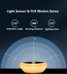 Bedroom 0.25w 81mm Motion Sensor Indoor Wall Light Rotating Magnetic Suction