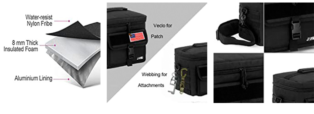 Tactical Insulated Meal Prep Lunch Cooler For Picnic
