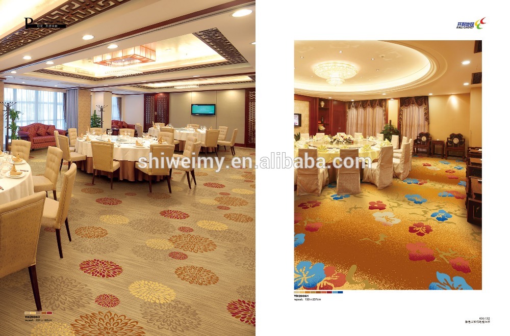 Nylon printed carpet for hotel,restaurant,casino made in China, rugs carpet