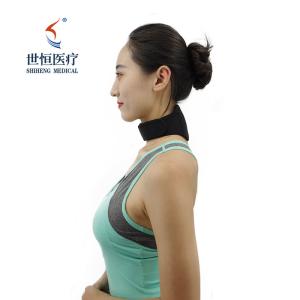 China Newest tourmaline self-heating magnetic neck support belt brace for to relieve neck pain factory