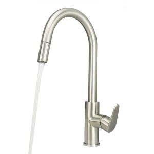 China Brushed 500000 Cycles 35mm Stainless Steel Kitchen Sink Faucet factory