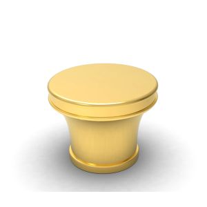 Shape Customized 15mm Bottle Neck Electroplate Zamac Perfume Cap