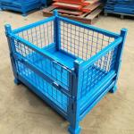 Customized Industrial Warehouse stackable pallet boxes Heavy Duty Storage Cage