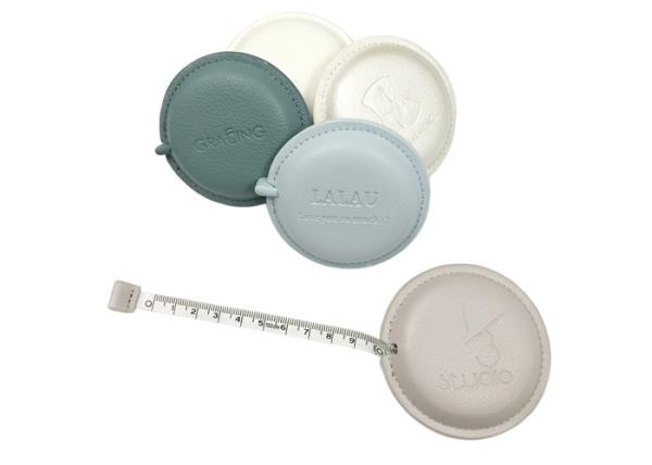 70mm Round Personalized retractable cloth tape measure Soft PU clothing