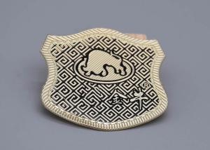 China TPU Custom Logo Embossed Labels , Embossed Iron On Garment Labels factory