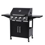 Easily Assembled 4-Burner Stainless Steel Infrared Gas BBQ Grill for Outdoor