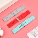 Multiple Colour 22mm Silicone Watch Strap With SS304 Buckle