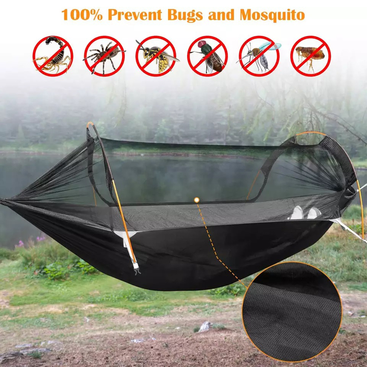 Modern Design Style Outdoor Garden Parachute Camping Tent with Mosquito Net and Rain Cove