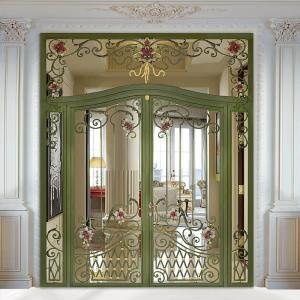 China Wide Wrought Iron Fence Gates Hot Dip Galvanized Classic Anti Rust factory