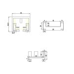 304 Material Stainless Steel Profile Shower Room Sliding Door Frame Corrosion