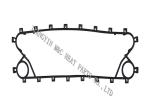 GC009 GC9 Heat Exchanger Gaskets Nbrp Gasket Stainless Steel