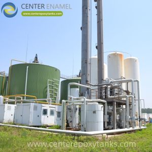 China Double Membrane Biogas Holder for Meat Processing Wastewater Treatment: Manages and Stores the High-Strength Biogas from Slaughterhouse and Rendering factory