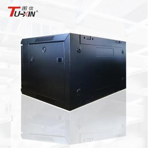 China Network Small Wall Mount Rack , 600mm * 600mm Wall Mount Server Rack Cabinet factory