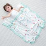 Durable Muslin Baby Blankets Machine Washable Wearable Shower Registry Gift