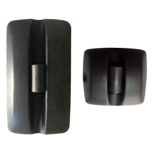 China Black Glass and Plastic Rearview Mirror for Foton Aumark Truck Made of Materials factory