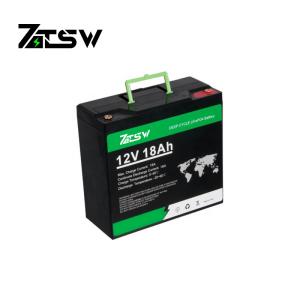 China MSDS Deep Cycle Long Llife Lithium 18ah Lifepo4 Battery With Bms factory