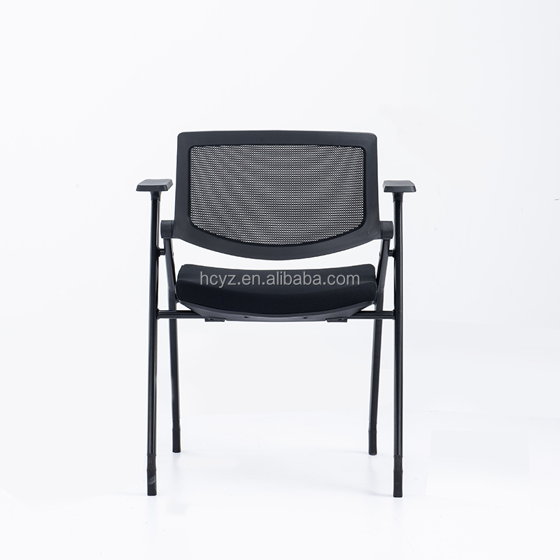 Stainless Steel Mesh Folding Classroom Chairs for Students in Training Room Setup