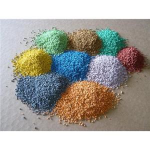 China Colorfull Ultraviolet Light Resistance EPDM Rubber Granules for Running Track Construction factory