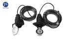 Waterproof 7 Pin Spiral Extension Cord Cable For Truck Rear View Camera System