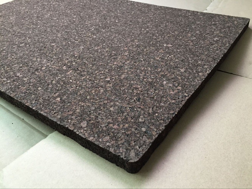 23''x17'' Dark Cork Frameless Cork Board with Rounded Corners for Wall Mounting