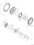 17M-27-00310 17M-27-00321 For Komatsu Bulldozer D275AX-5EO Travel Assembly Final
