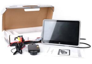 China HD 1080P 10 Inch Headrest LCD Screen Touch Monitors For Car Taxi Bus Back Seat factory