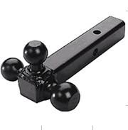 China Tri ball mount,triple swivel mount,all black powder coating,solid shank factory