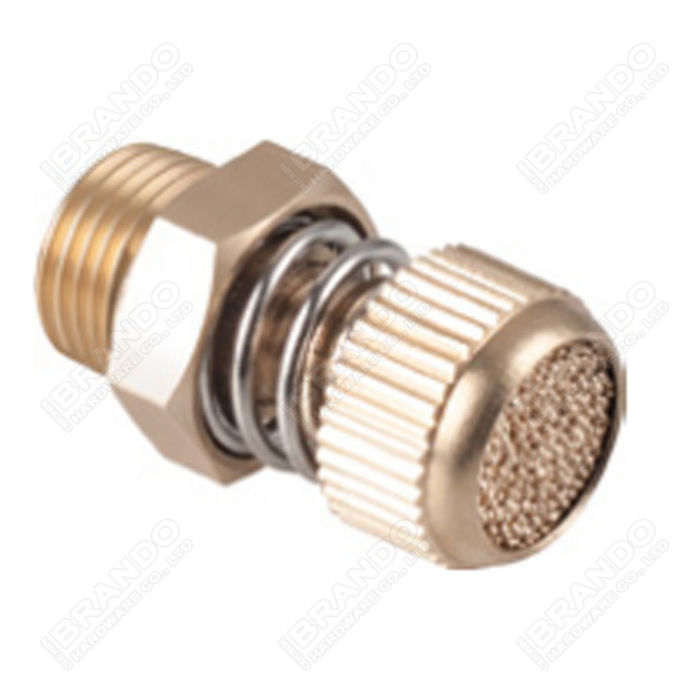 Adjustable Pneumatic Throttle Valve With Silencer Sintered Bronze 4