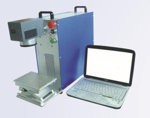 China 100x100mm 150x150mm Protable Fiber Laser Cutter Machine 20 Watt FOR Coating / Spraying Materials factory