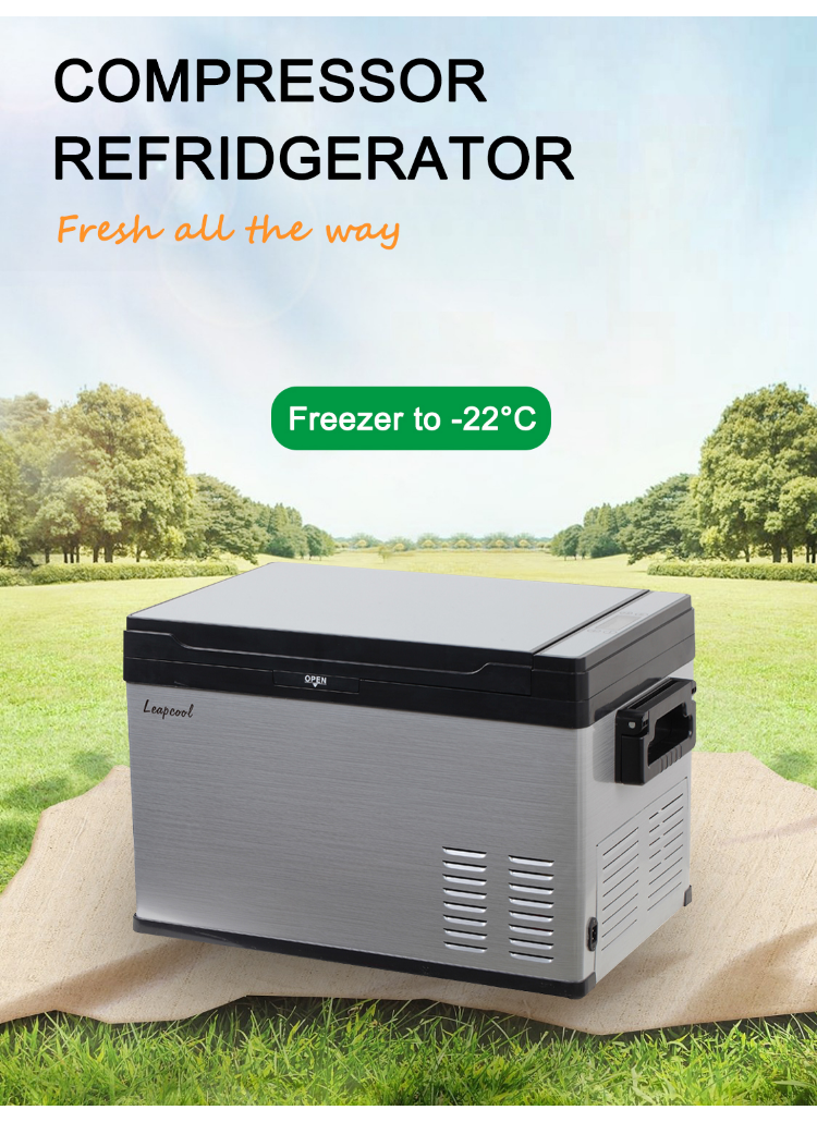 50L Portable Camping Outdoor Truck Boat Caravan 12V 24V Mini Fridge Freezers