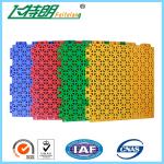 Moisture Proof Outdoor Sports Surfaces Colorful Interlocking No Bulging