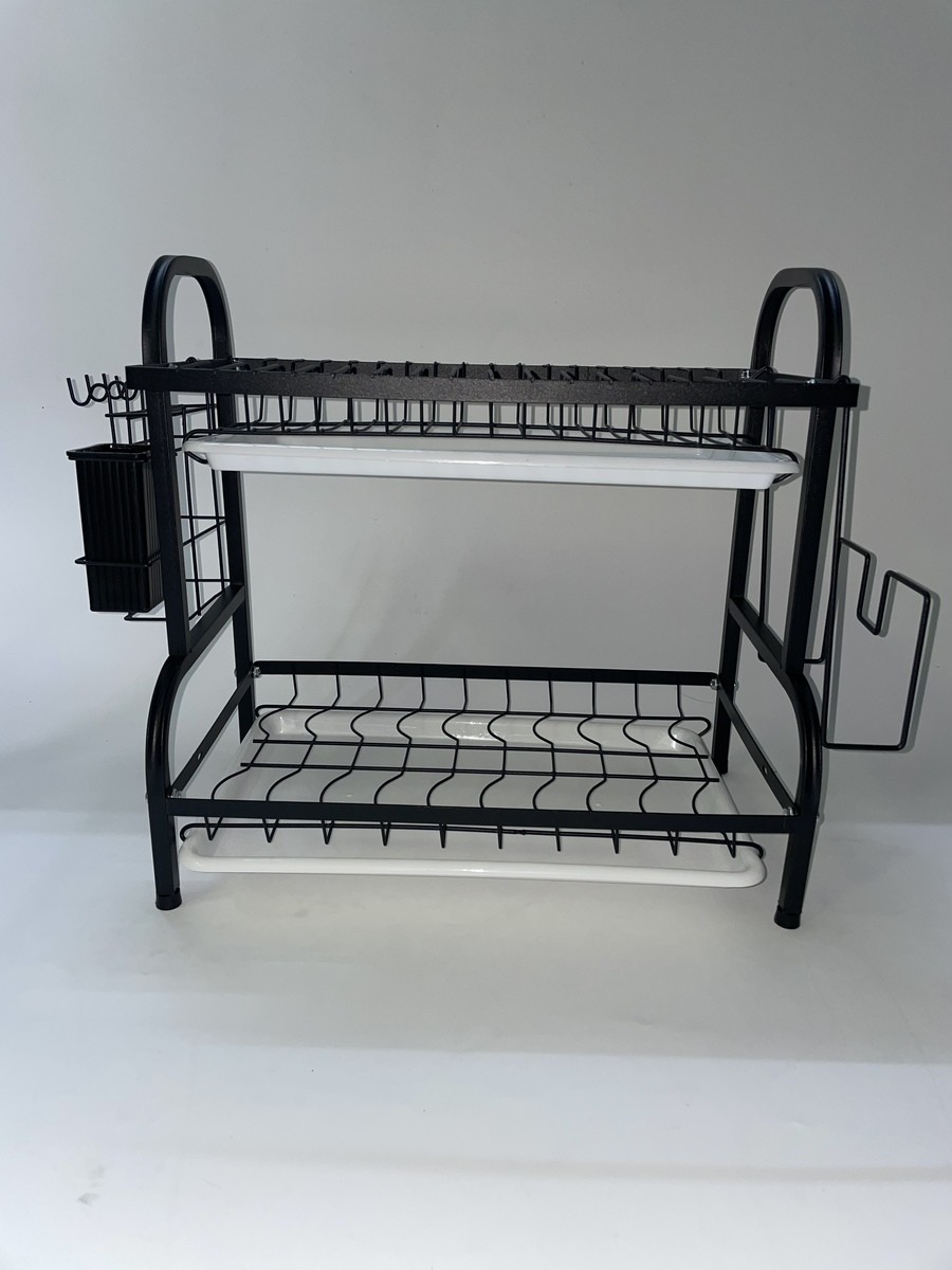 Kitchen Dish Rack Easy To Assemble Folding Rack for Organizational Needs