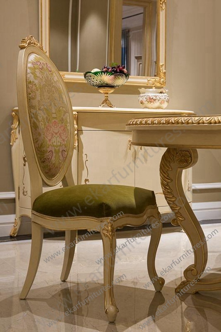 Alibaba Retro french italian leather dining chair