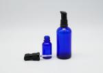 ISO9001 15ml Cobalt Blue Tincture Dropper Bottles Glass Shelled