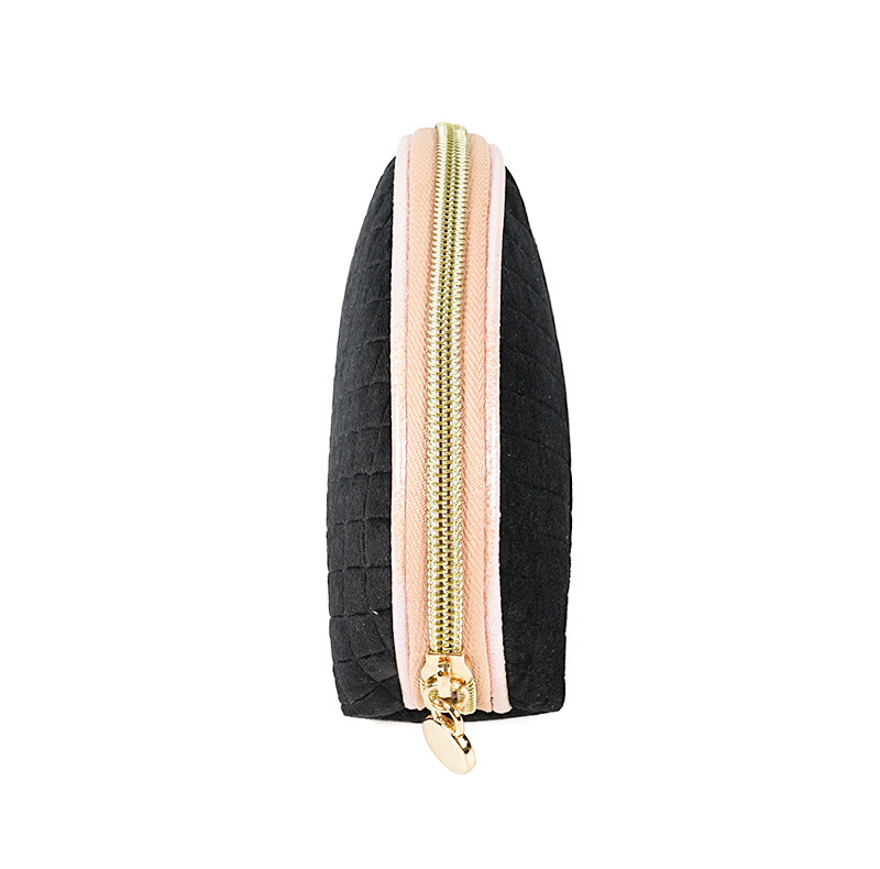 Portable Single Layer Cosmetic Storage Bag With Zipper