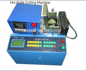 China 220V 110V Automatic Webbing Cutting Machines Cloth Ribbon Nylon Rope Machine factory