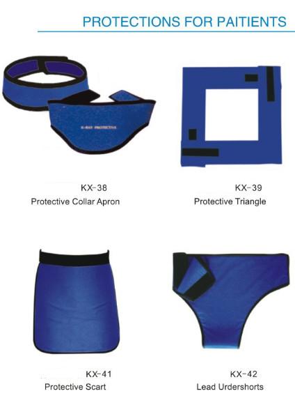 4mmpb 1000mm Lead Apron With Thyroid Collar Ct Scan Radiation Protection
