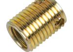 Gold coating Carbon steel Wire Thread Insert and Slotted Customized Anodizing