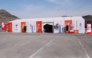 China 15x25m Flame Resistant Outdoor Sports Tent Marquee Events 80-100km/h factory