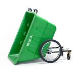 Eco - Friendly Large Garbage Cans SMC Industrial Outdoor With Two Wheel
