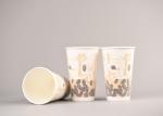 Foam Insulated Paper Coffee Cups , Full Colour Print Cold Drink Paper Cups