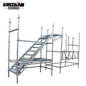 China All Aluminum Mobile Steel Scaffold Stairs Ladder Platform Scaffolding System factory