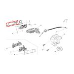 Car Door Right Long Cover Handle Cover Decoration Plate For Lamborghini Gallardo