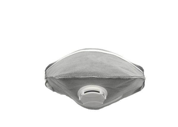 Horizontal Foldable Dust Mask Respirator , FFP2V Dust Mask With Carbon With