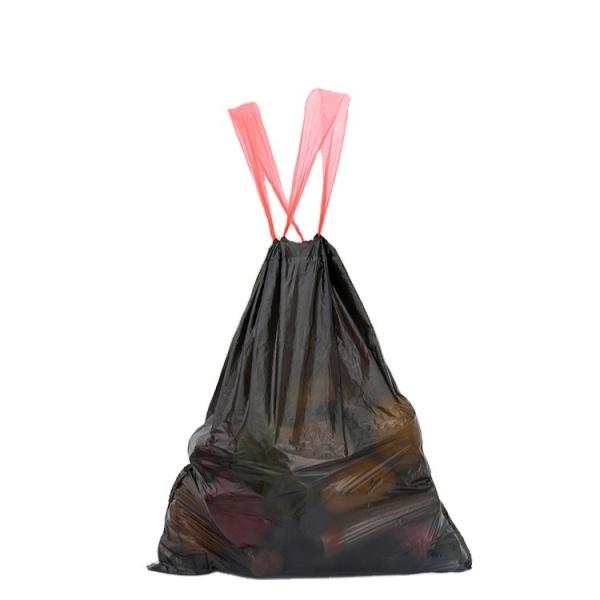 Industrial Household Trash Bag Roll Extra Thick Heavy Duty Black Garbage Bag Bin