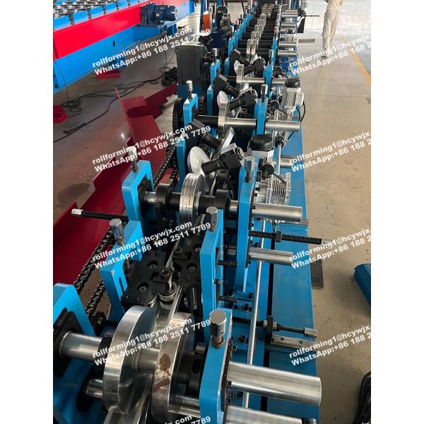 Steel CZ Purlins Roll Forming Machine Controled By PLC